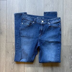 Michael Kors Women's Distressed Blue Skinny Jeans